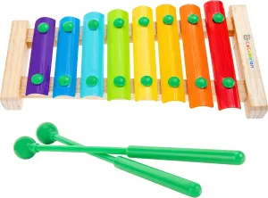 CoComelon First Act Musical Xylophone with 2 Mallets, Kids Music Toy, Develop Your Child's Hand-Eye Coordination, Fine Motor Skills, and Gross Motor Skills