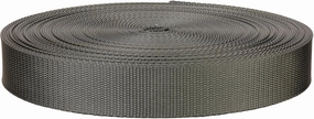 Country Brook Design 1 Inch Grey Lite Weight Nylon Webbing Closeout