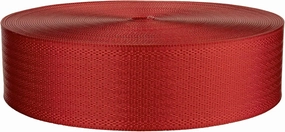 Country Brook Design 2 Inch Christmas Red Polyester Webbing Closeout