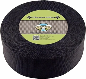 Country Brook Design - 3 Inch Heavy Polypropylene (Polypro) Webbing - 2 Vibrant Colors