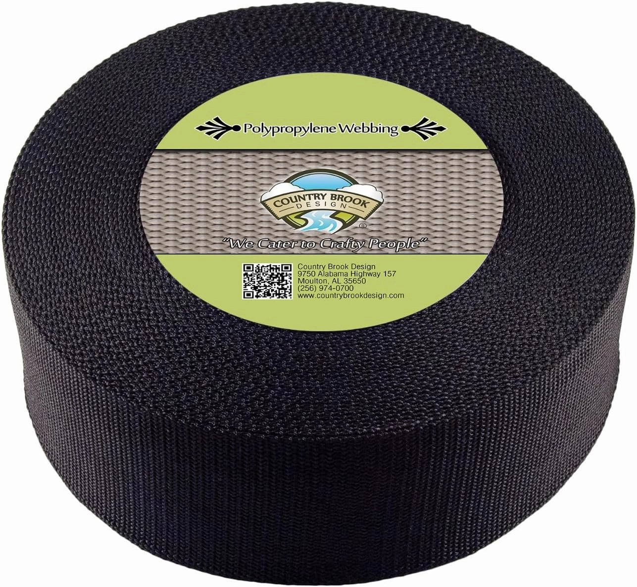 Country Brook Design - 3 Inch Heavy Polypropylene (Polypro) Webbing - 2 Vibrant Colors