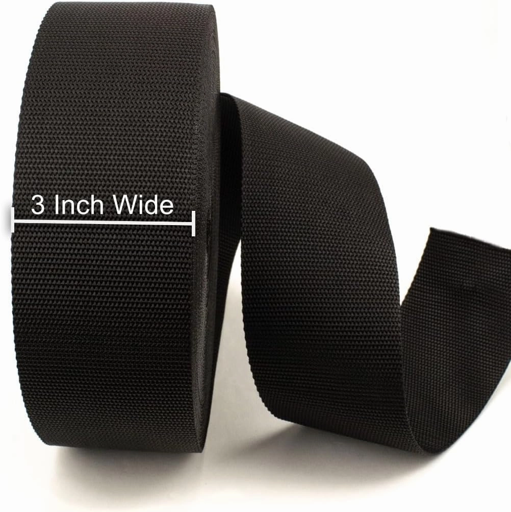 Country Brook Design - 3 Inch Heavy Polypropylene (Polypro) Webbing - 2 Vibrant Colors