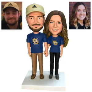 Custom Bobblehead, Couple Gift, Full Body Customization Handmade Based on Pictures, Couple Personalized Customized Shaking Head Doll, Unique Gift for Dad, Mom, Friends