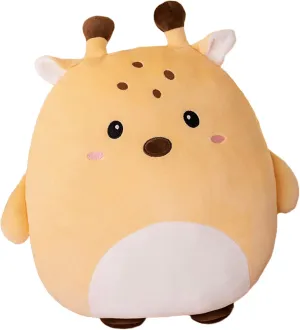 Cute Deer Plush Pillow, 16 inch Stuffed Animal Toy, Kawaii Deer Plushies Throw Pillow Toys Gifts for Room Decor, Kids Birthday, Valentine