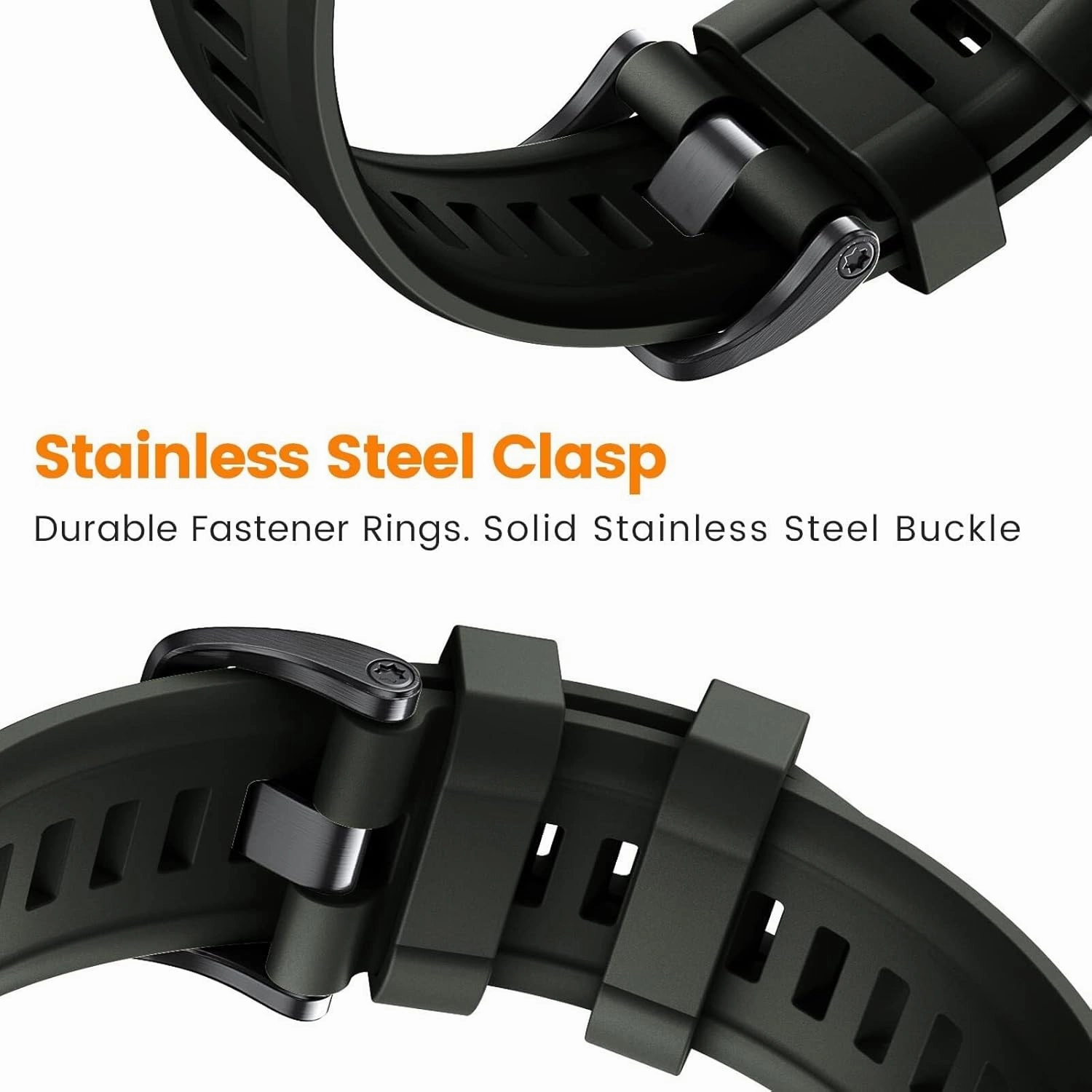 DASEB For Fenix 8 Replacement Band 22mm Fenix 7 Bands Fenix 6 Quickfit Watch Band Fenix 5 Plus Silicone Wristband Fenix 6 pro Sports Smart watch Band