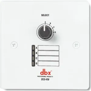 DBX ZC3 Zone Controller Wall-Mounted Programmable Selecter
