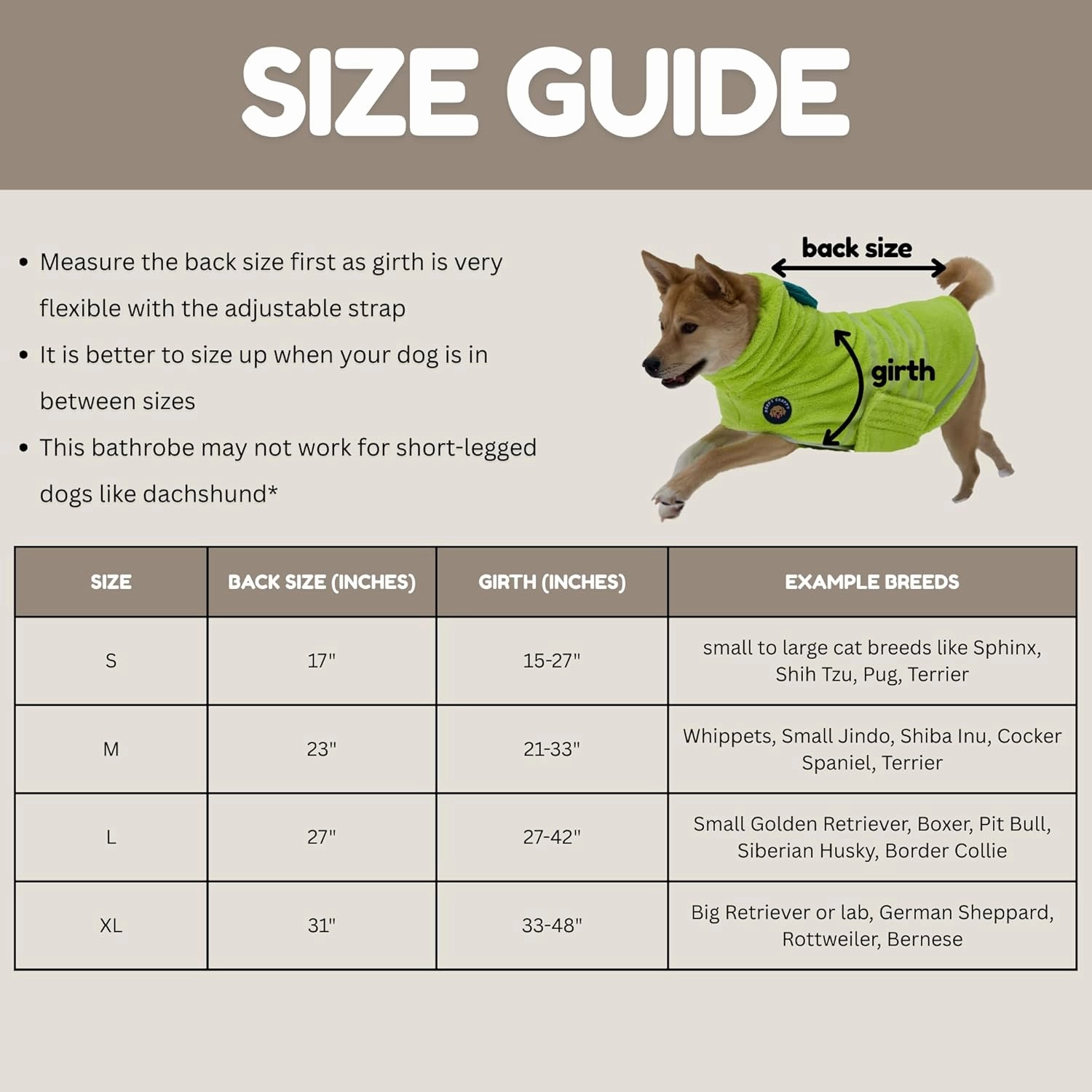 DERPYCHAPPY Premium Dog Towel Robe & Dog Bathrobe for Drying Dogs Made in Korea | Super Absorbent Quick & Adjustable Microfiber Bath Towel for Cats & Puppy Robes After Bath | Soft Warm Drying Coat