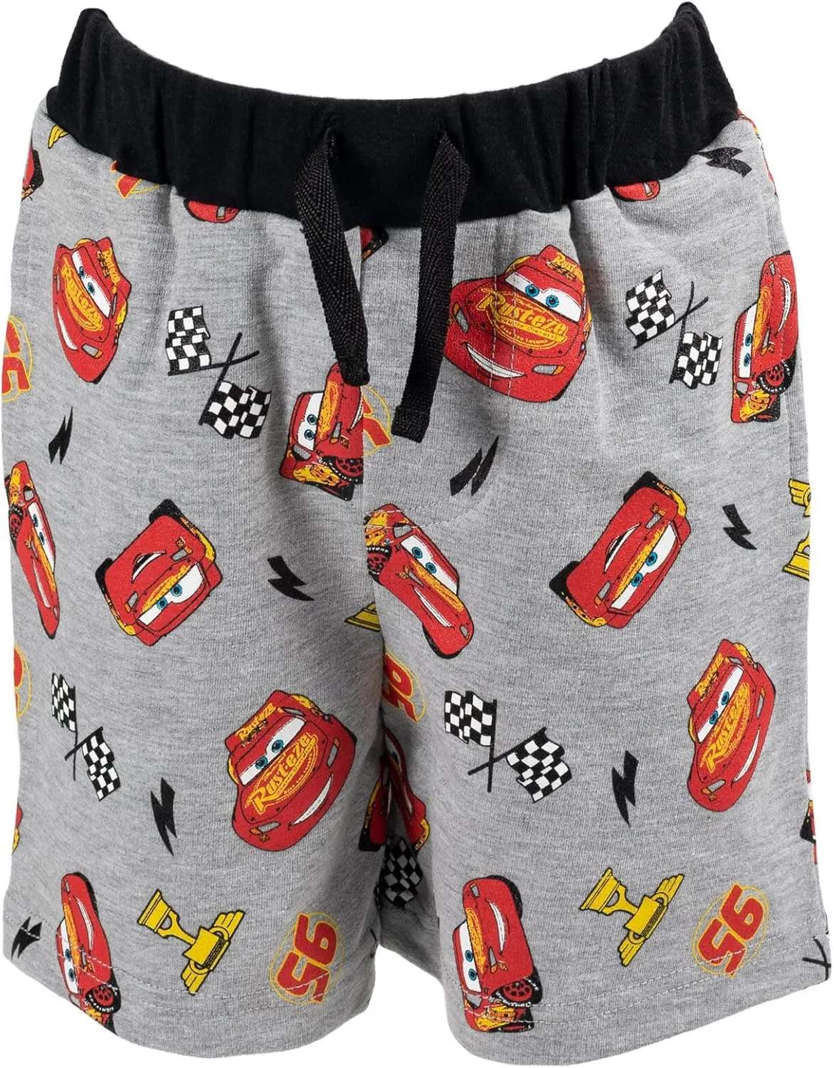 Disney Mickey Mouse Lion King Pixar Cars Pixar Toy Story French Terry T-Shirt and Shorts Outfit Set Toddler to Big Kid