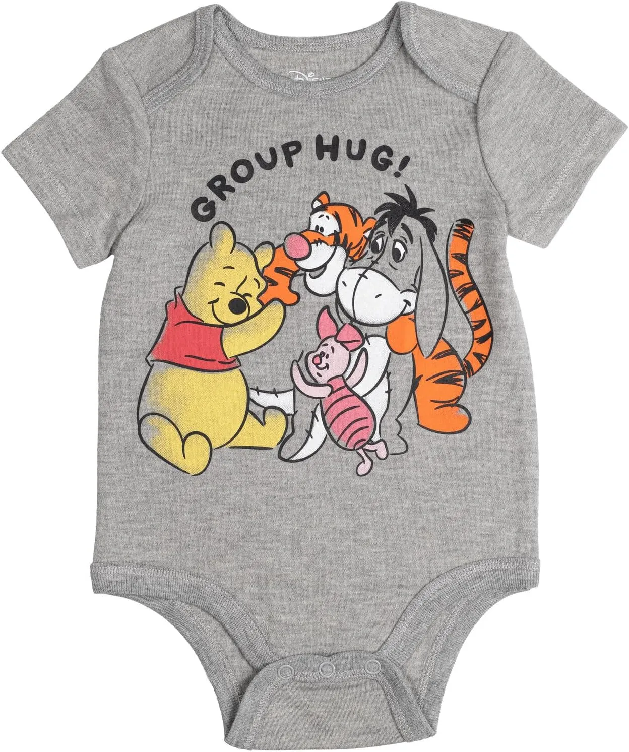 Disney Mickey Mouse Lion King Winnie the Pooh Pixar Toy Story Finding Nemo Baby 5 Pack Bodysuits Newborn to Infant