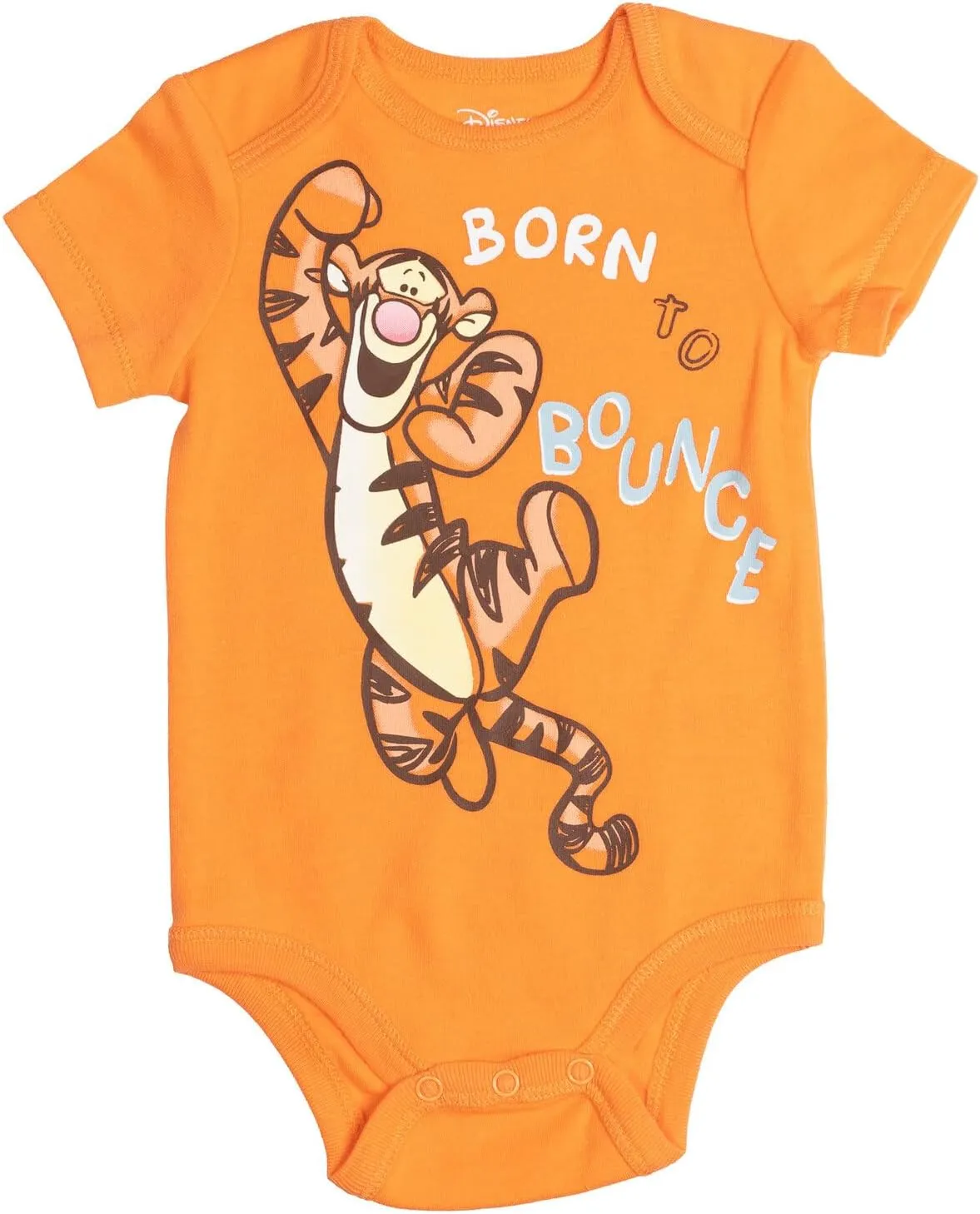 Disney Mickey Mouse Lion King Winnie the Pooh Pixar Toy Story Finding Nemo Baby 5 Pack Bodysuits Newborn to Infant