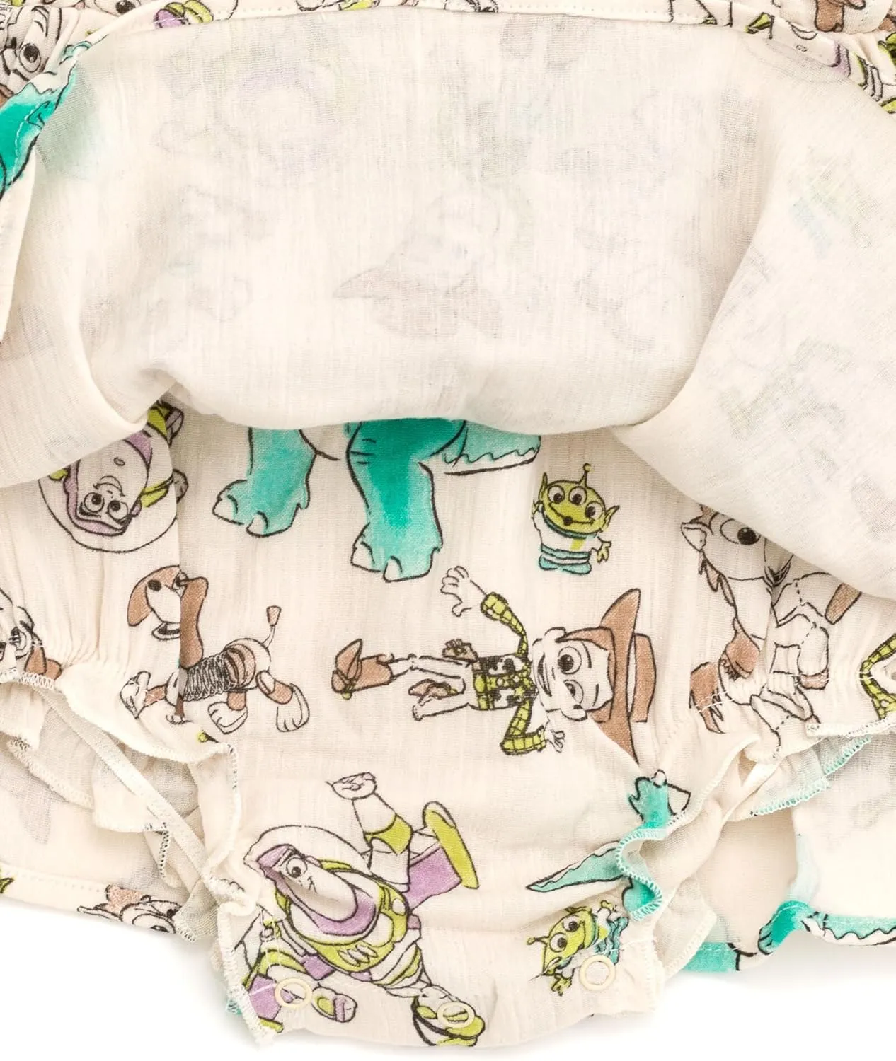 Disney Toy Story Cotton Gauze Matching Family Outfit Dress & Romper & Shorts Set Newborn to Little Kid Sizes (Newborn - 7-8)