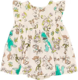 Disney Toy Story Cotton Gauze Matching Family Outfit Dress & Romper & Shorts Set Newborn to Little Kid Sizes (Newborn - 7-8)