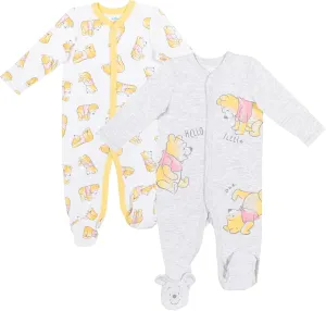 Disney Winnie the Pooh Lion King Monsters Inc. Pixar Toy Story Baby 2 Pack Sleep N' Play Coveralls Newborn to Toddler