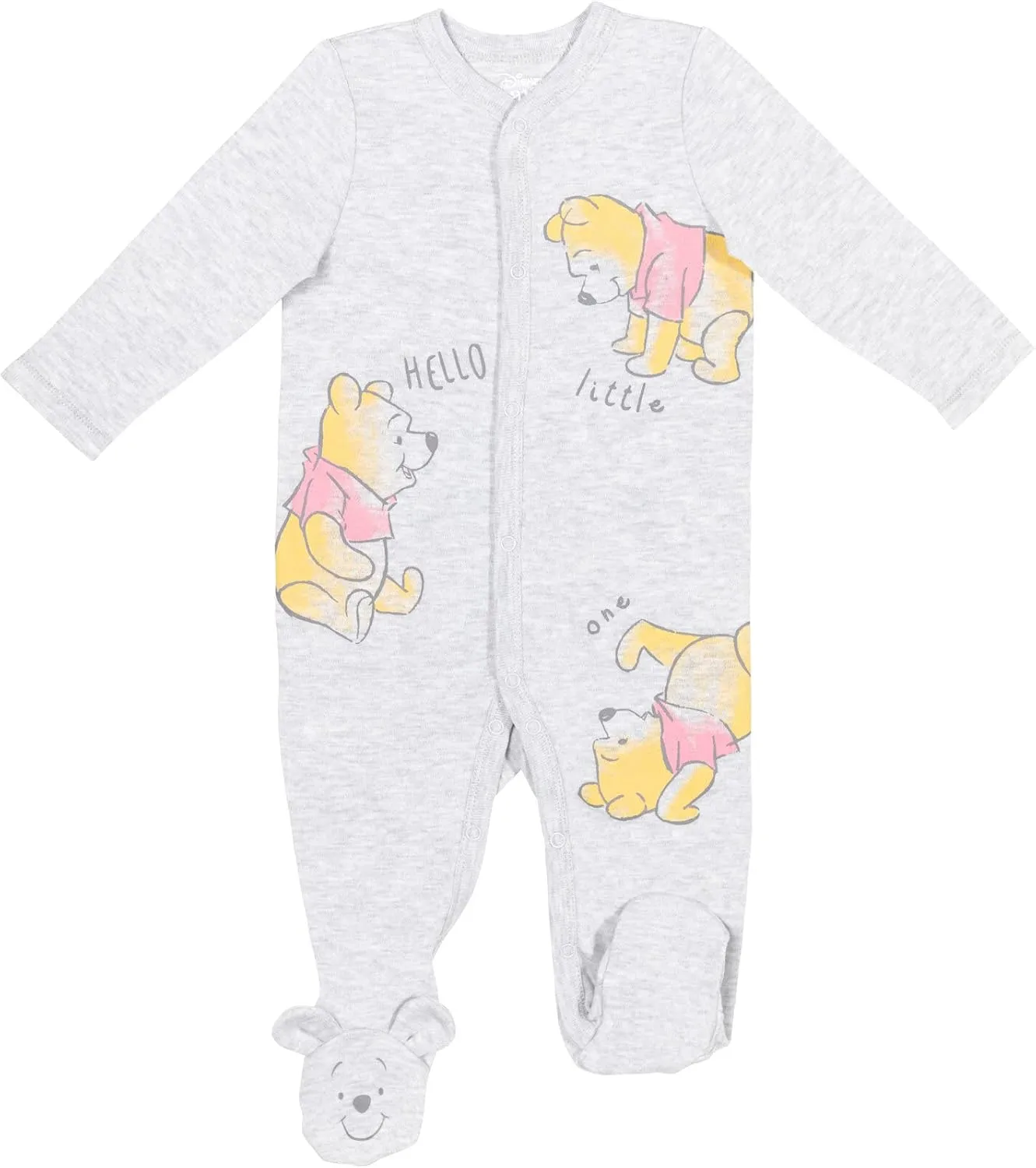 Disney Winnie the Pooh Lion King Monsters Inc. Pixar Toy Story Baby 2 Pack Sleep N' Play Coveralls Newborn to Toddler