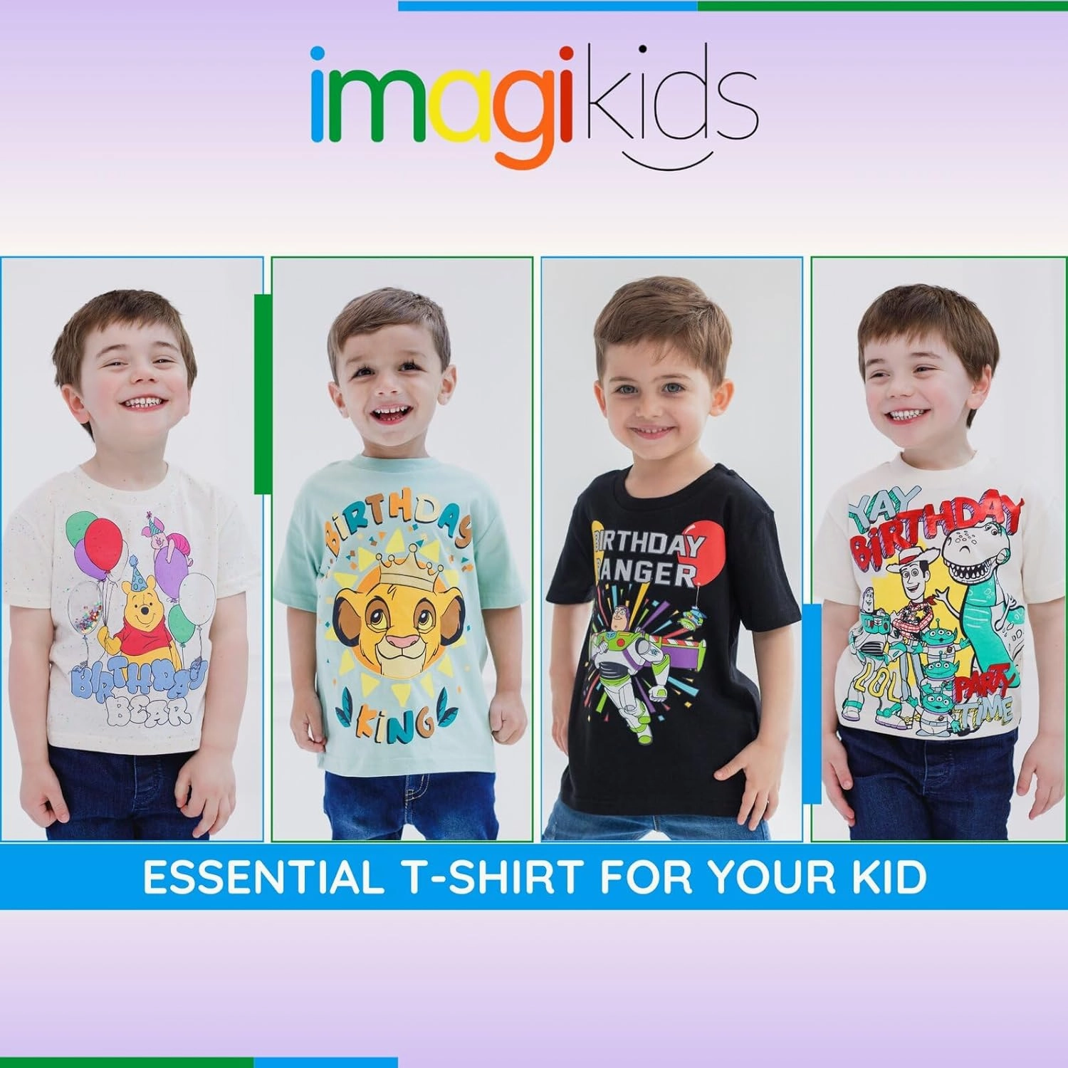 Disney Birthday T-Shirt Infant to Big Kid Sizes (12 Months - 10-12)