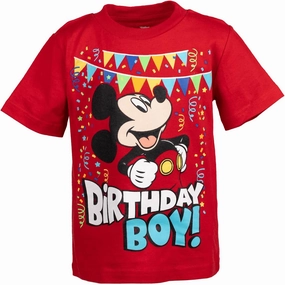 Disney Birthday T-Shirt Infant to Big Kid Sizes (12 Months - 10-12)