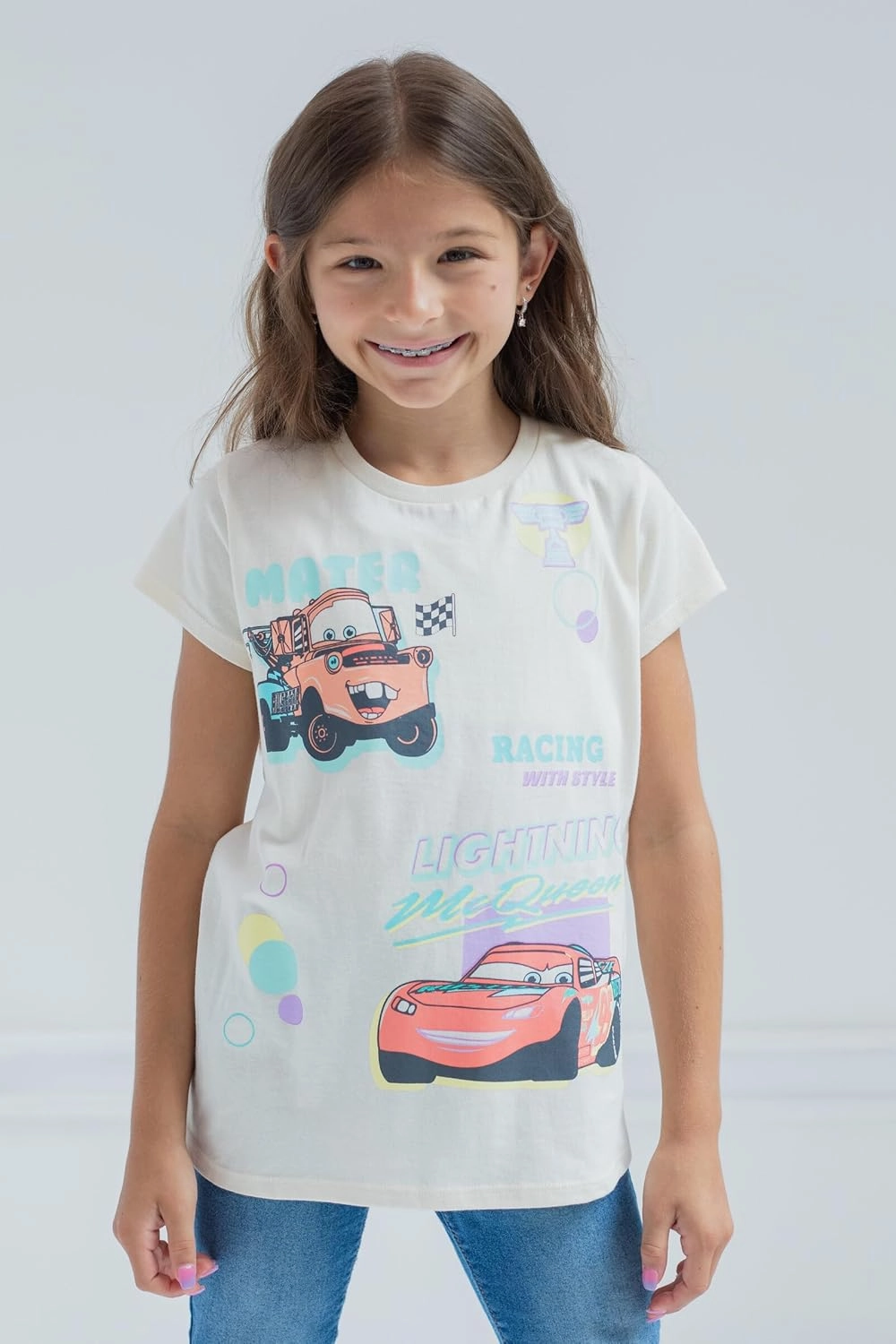 Disney Floral 2 Pack T-Shirts Infant to Big Kid Sizes (12 Months - 14-16)