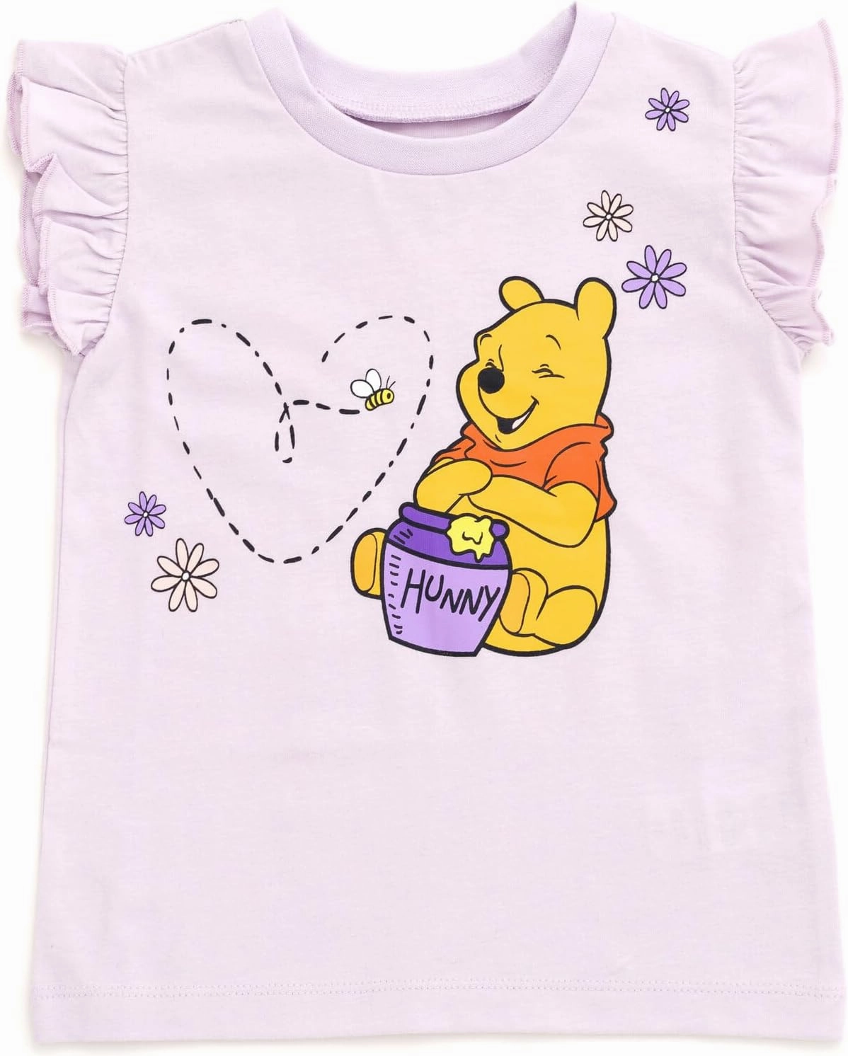 Disney Floral 2 Pack T-Shirts Infant to Big Kid Sizes (12 Months - 14-16)