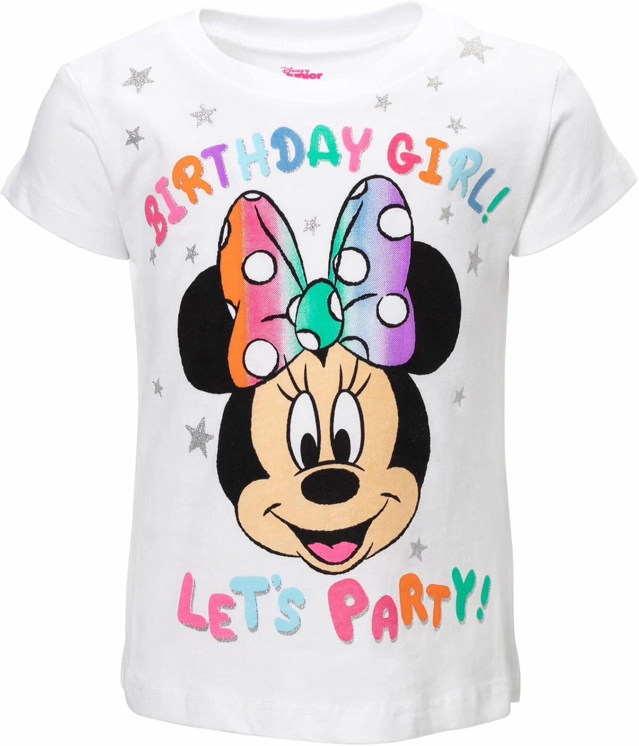 Disney Junior Birthday Girls T-Shirt Toddler to Big Kid Sizes (2T - 14-16)