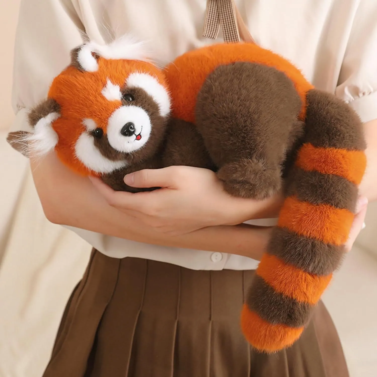Ditucu Weighted Red Panda Stuffed Animals 0.8 lbs 11.8 inch Cute Plush Toys Soft Plushies Gifts for Kids