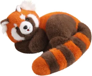 Ditucu Weighted Red Panda Stuffed Animals 0.8 lbs 11.8 inch Cute Plush Toys Soft Plushies Gifts for Kids