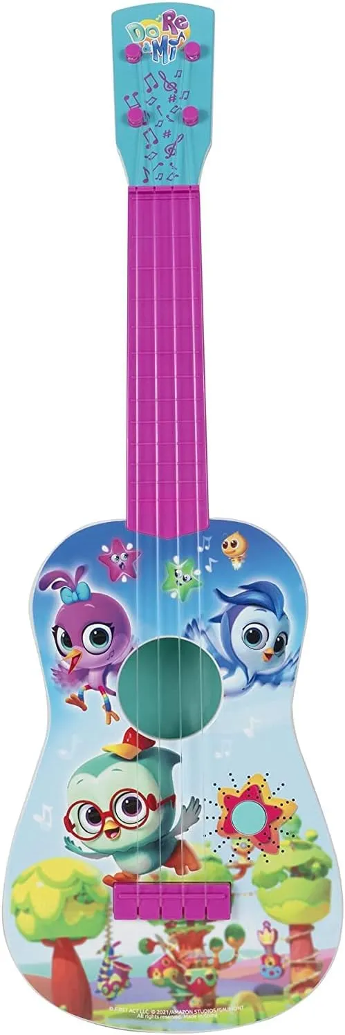 Do, Re & Mi Musical Guitar, 23.5” - Built in Song, Play Along - for Kids 3 and Up - Easy to Hold Guitar - Music Toy for Kids - Amazon Exclusive