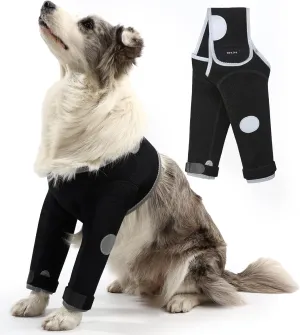 Dog Recovery Suit, Medical Cone Alternative, Abrasion Resistant Dog Recovery Sleeve, Washable 3mm Thick and Waterproof, Pet Wounds Prevent Licking, Bite, Being Wet, and Keep Dry