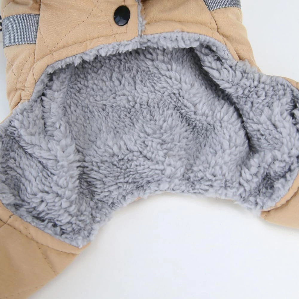 Dog Coat Jacket Windproof Cold Weather Coat 4 Legs Warm Dog Jumpsuit Winter Thick Clothes Snow Proof Coat Cotton Dog Coat for Small Dog Medium Dog Cat Green XL
