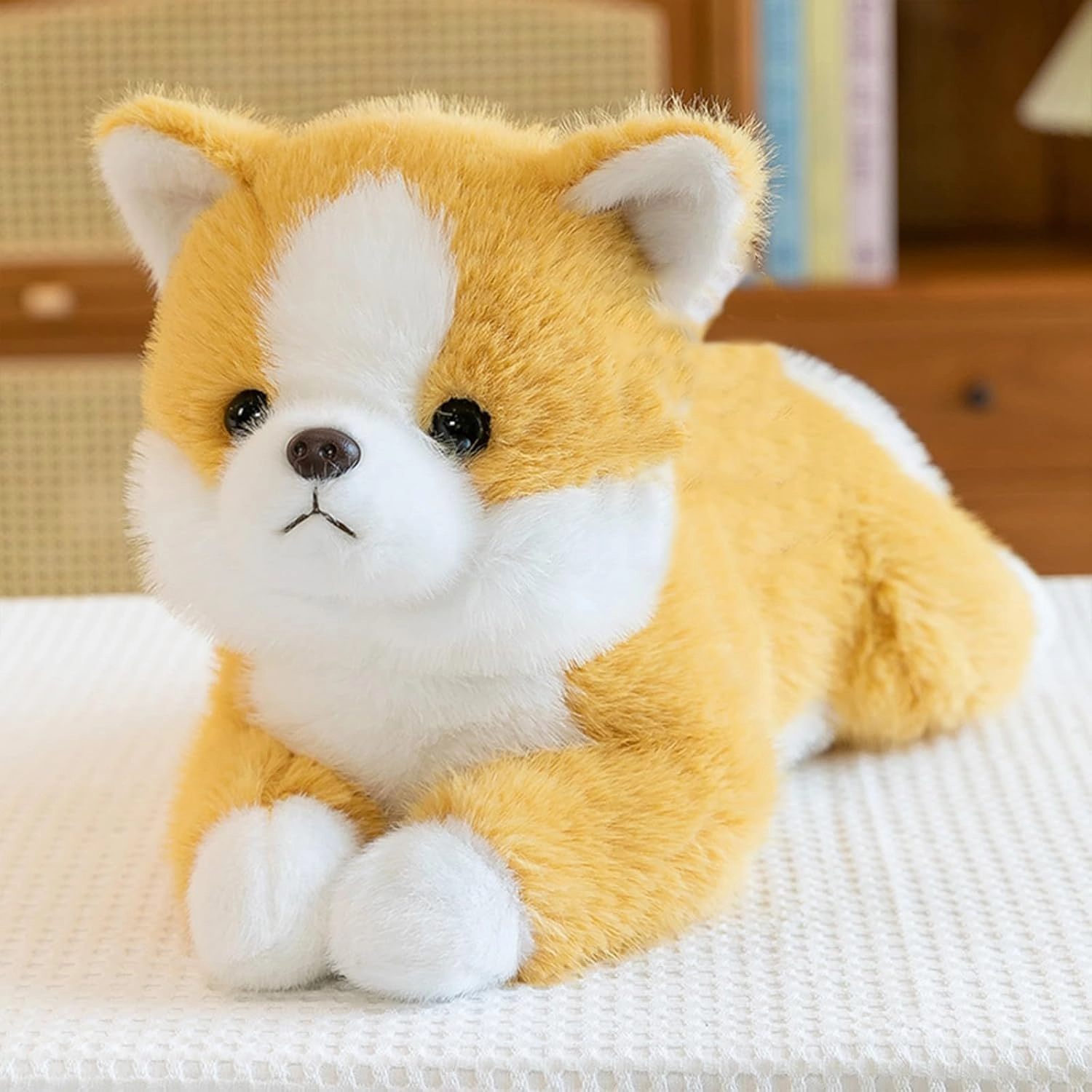 Dog Weighted Stuffed Animals, 23.6 Inch Weighted Dog Plush Animal, Cute Corgi Plush Toy Pillow, Soft Puppy Plushie Gifts for Kids, Boys and Girls