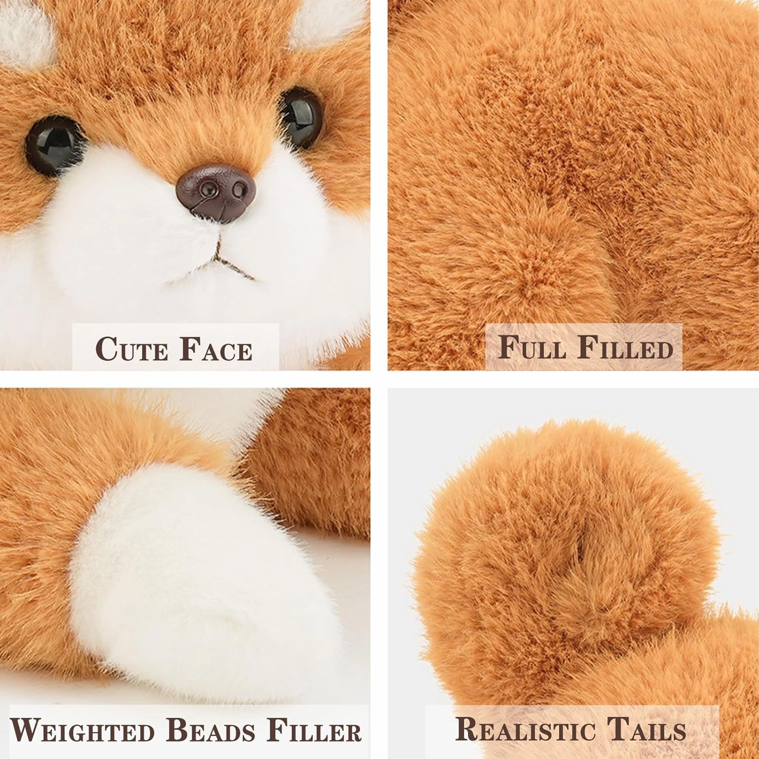 Dog Weighted Stuffed Animals, 23.6 Inch Weighted Dog Plush Animal, Cute Corgi Plush Toy Pillow, Soft Puppy Plushie Gifts for Kids, Boys and Girls