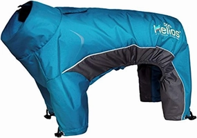 DOGHELIOS 'Blizzard' Full-Bodied Comfort-Fitted Adjustable and 3M Reflective Winter Insulated Pet Dog Coat Jacket w/ Blackshark Technology, X-Small, Blue