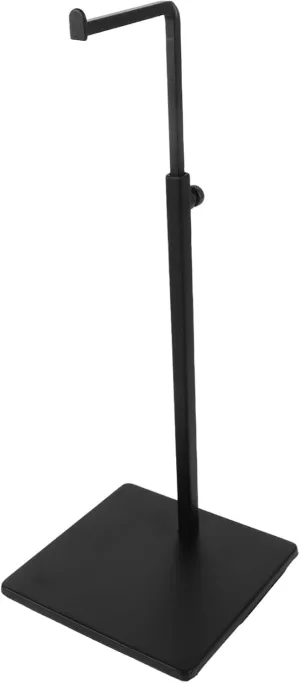 DOITOOL Adjustable Black Doll Stand for Collectible Figures Stable Display Rack for Sculpture Decor for Home and Shop Exhibitions for Birthday Party Favors