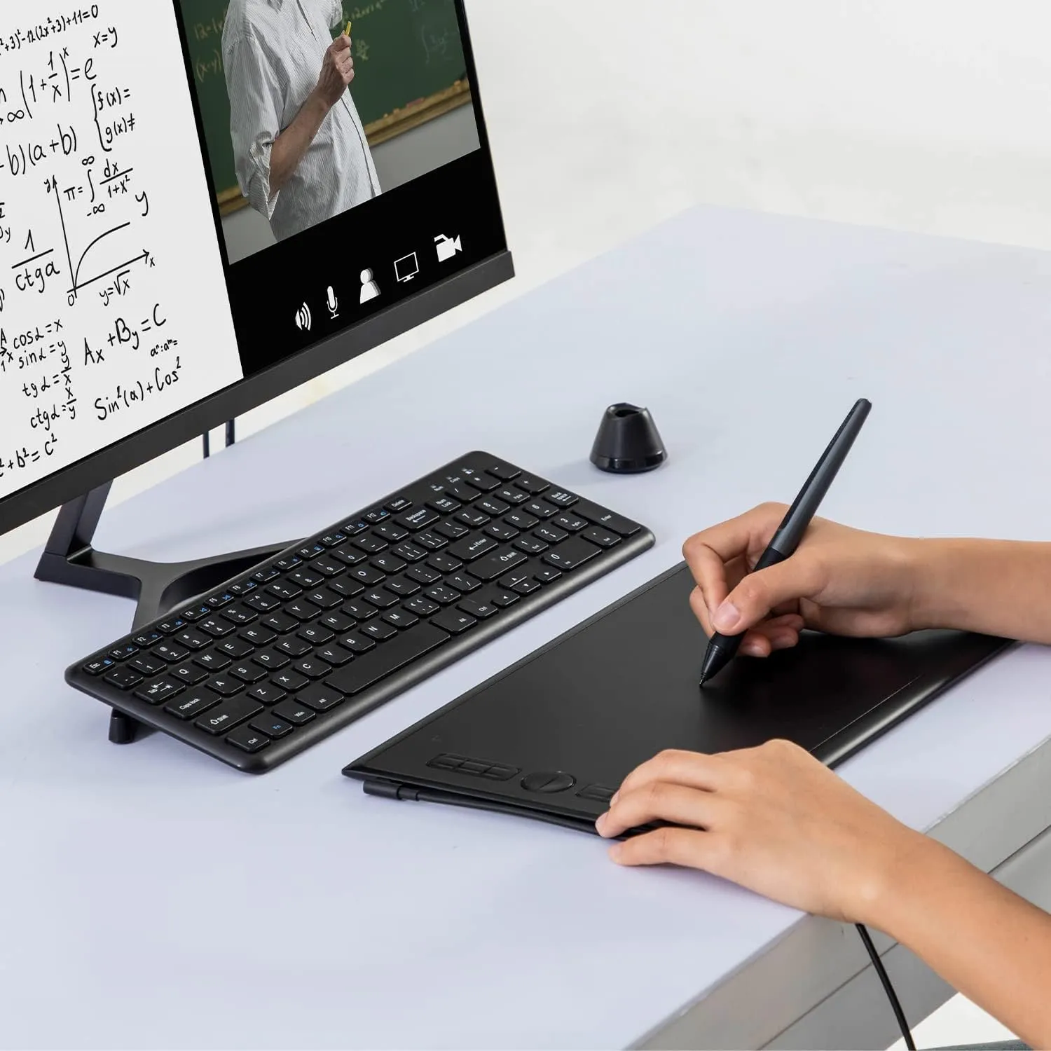 Drawing Tablet HUION Inspiroy H610X 10x6 inch Large Graphics Tablet with Battery-Free Stylus for Digital Art & Graphic Design, Compatible with Mac, Windows PC, Linux & Android