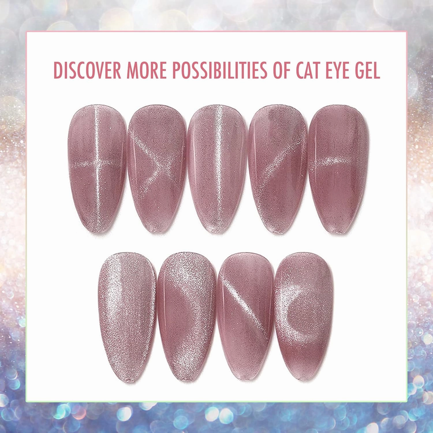 Dreamcatcher Cat Eye Gel Polish Set 6 Colors with Gift Base Top Coat, Aurora Mermaid Nail Gel Polish with Magnet, Salon Quality Soak off UV Light Gel Nail Polish Set