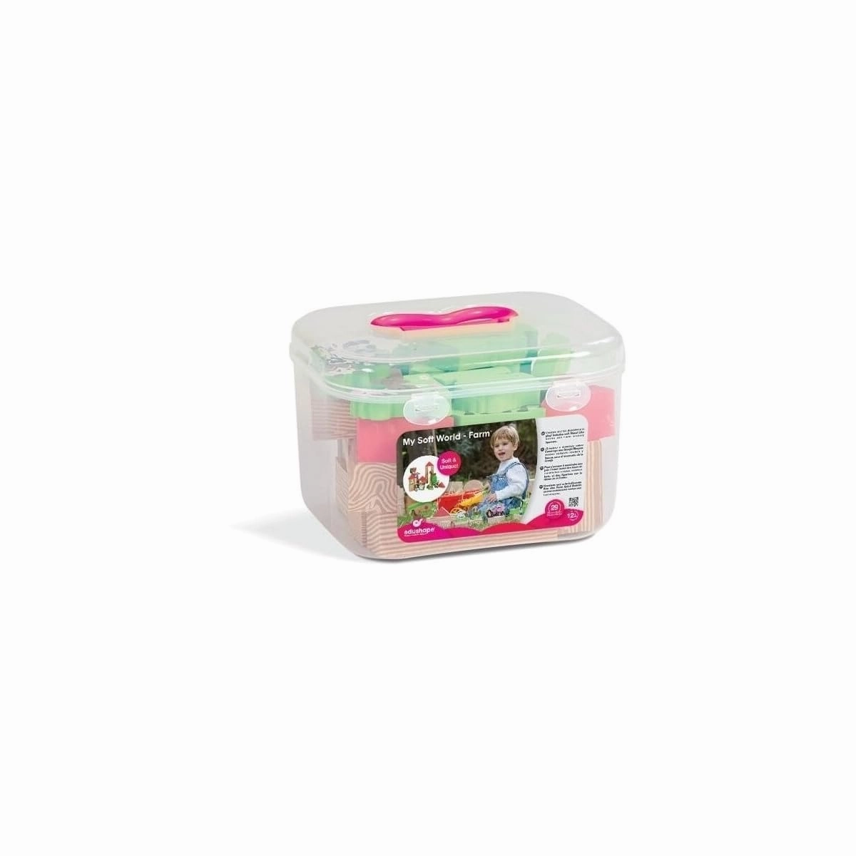 Edushape My Soft World Farm Block Set, 29 Piece