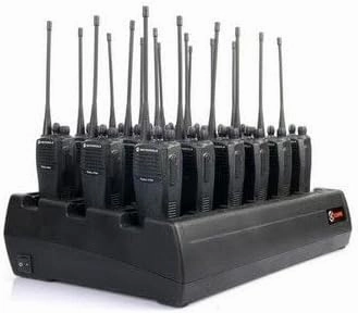 Eighteen Bay Rapid Desk Charger for Kenwood KNB-21 Rechargeable Two Way Radio