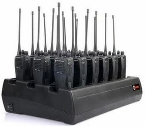 Eighteen Bay Rapid Desk Charger for Kenwood TK-3501 Rechargeable Two Way Radio