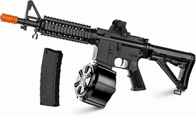 Electric Gel Toys New M4A1,Semi & Full Automatic Mode Splat-Blaster with FPS 280 and 100 Feet for Outdoor Team Game,Ages 14 ,Black