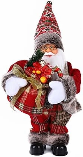Electric Santa Claus,Musical Shaking Christmas Santa Claus Toys Electric Dolls for Kids (Santa Claus)