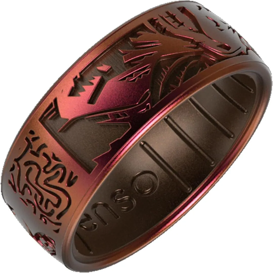 Enso Rings Etched Star Wars - Classic Silicone Ring - Comfortable and Flexible Design