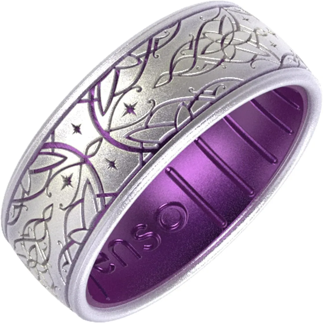 Enso Rings Lord of the Rings Collection - Comfortable DualTone Silicone Rings - Flexible Design