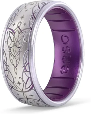 Enso Rings Lord of the Rings Collection - Comfortable DualTone Silicone Rings - Flexible Design