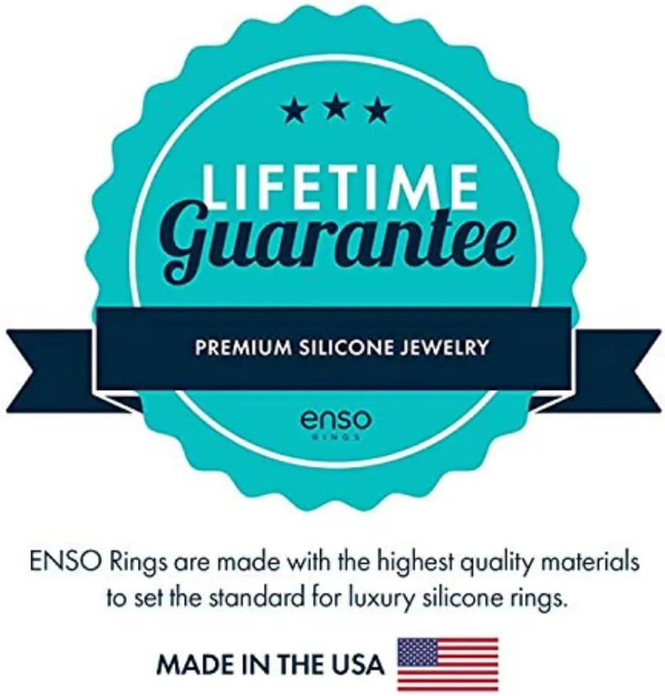 Enso Rings Skulls Printed Silicone Ring - Comfortable and Flexible Design - Skull Collection