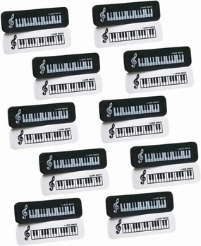ERINGOGO 20 pcs Stationery mini Small Piano Toy Musical Instrument Music Kids Rubbers erasers Toys Child Pencil