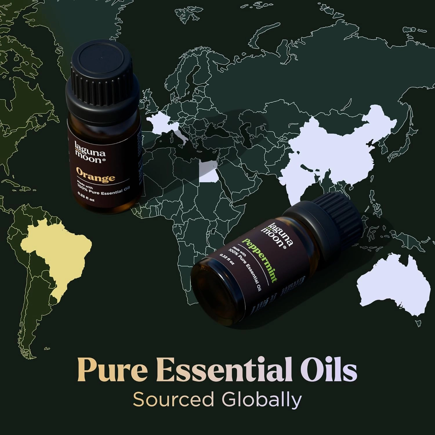 Essential Oils Set - Top 20 Gift Set Oils for Diffusers, Humidifiers, Aromatherapy, Candle Making Scents, Cars & Home Products - Peppermint, Tea Tree, Lavender, Eucalyptus, Lemongrass (10mL)