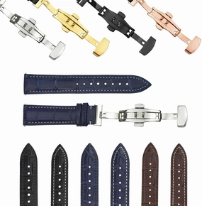 Ewatchparts 16-24mm Genuine Leather Watch Band Strap Quick Release Compatible With Citizen