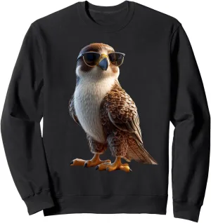 Falcon Kestrel Falcons Hunting Peregrine Birds Falconry Sweatshirt