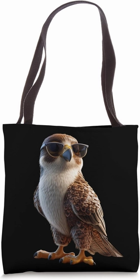 Falcon Kestrel Falcons Hunting Peregrine Birds Falconry Tote Bag