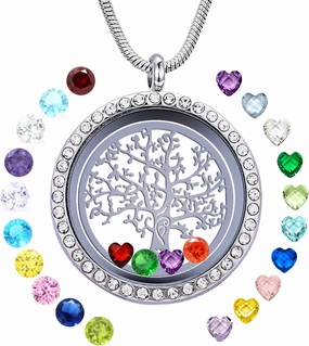 Family Tree of Life Floating Locket