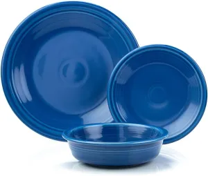 Fiesta 3-Piece Classic Rim Place Setting | Lapis